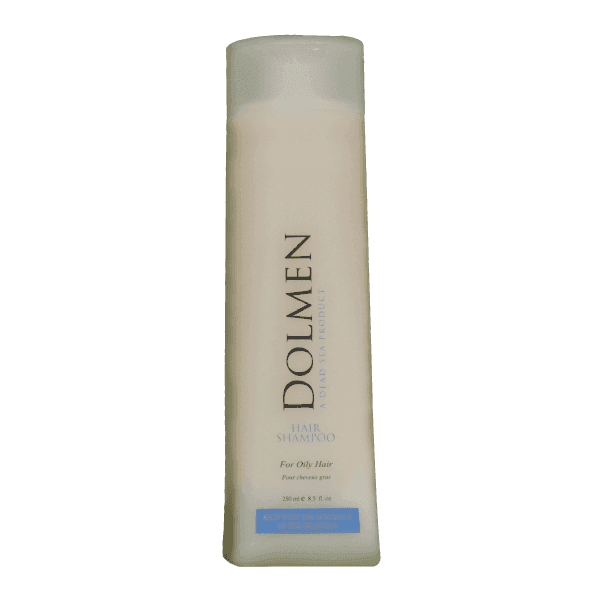 Bottle of Dolmen Hair Shampoo for oily hair, 250 ml.